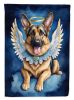 German Shepherd My Angel Garden Flag Mailbox Flag Decorative Yard Flag Banner Outside Patio Artwork Yard Flower Beds, Garden Size, Multicolor