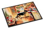 NEW German Shepherd Christmas Cookies Doormat Front Door Mat Indoor Outdoor Rugs for Entryway, Non Slip Washable Low Pile, 18H X 27W