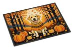 Yellow Labrador Retriever Fall Doormat Front Door Mat Indoor Outdoor Rugs for Entryway, Non Slip Washable Low Pile, 24H X 36W