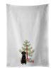 NEW Labrador Retriever Black #3 Christmas Kitchen Towel Set of 2 White Dish Towels Decorative Bathroom Hand towel for Hand, Face, Hair, Yoga, Tea