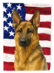 Sable German Shepherd American Flag Garden Flag Mailbox Decorative Yard Banner Outside Patio Artwork for Flower Beds, Garden Size, Multicolor