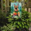 German Shepherd Christmas Garden Flag Mailbox Flag Decorative Yard Flag Banner Outside Patio Artwork Yard Flower Beds, Garden Size, Multicolor