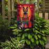 German Shepherd Holiday Christmas Garden Flag Mailbox Flag Decorative Yard Flag Banner Outside Patio Artwork Yard Flower Beds, Garden Size, Multicolor