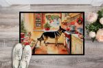 NEW German Shepherd Christmas Cookies Doormat Front Door Mat Indoor Outdoor Rugs for Entryway, Non Slip Washable Low Pile, 18H X 27W