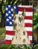 Harlequin Great Dane American Flag Garden Flag Mailbox Decorative Yard Banner Outside Patio Artwork for Flower Beds, Garden Size, Multicolor