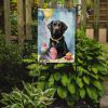 Black Labrador Retriever Happy Birthday Garden Flag Mailbox Flag Decorative Yard Flag Banner Outside Patio Artwork Yard Flower Beds, Garden Size