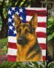 Black and Tan German Shepherd American Flag Garden Flag Mailbox Decorative Yard Banner Outside Patio Artwork for Flower Beds, Garden Size, Multicolor