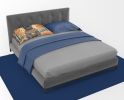 Black French Bulldog Fall Standard Pillowcase Lightweight Super Soft Easy Care Decorative Artwork Pillowcase, Standard
