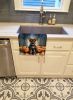 German Shepherd Puppy Halloween Kitchen Towel Dish Cloths Guest Hand Towel Decorative Bathroom Towel for Face,Tea, Dishcloth, Kitchen and Bath