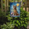 German Shepherd Happy Birthday Garden Flag Mailbox Flag Decorative Yard Flag Banner Outside Patio Artwork Yard Flower Beds, Garden Size, Multicolor