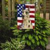 Harlequin Great Dane American Flag Garden Flag Mailbox Decorative Yard Banner Outside Patio Artwork for Flower Beds, Garden Size, Multicolor