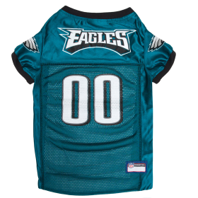 Philadelphia Eagles Pet Striped Jersey (size: XXL)