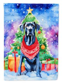 Great Dane Christmas Garden Flag Mailbox Flag Decorative Yard Flag Banner Outside Patio Artwork Yard Flower Beds, Garden Size, Multicolor (Default: Default)