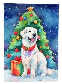Great Pyrenees Christmas Garden Flag Mailbox Flag Decorative Yard Flag Banner Outside Patio Artwork Yard Flower Beds, Garden Size, Multicolor (Default: Default)