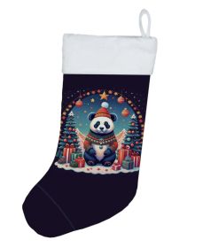 Panda Christmas Christmas Stocking Fireplace Hanging Stockings Christmas Season Party Decor Family Holiday Decorations (Default: Default)