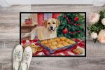 NEW Labrador Retriever Christmas Cookies Doormat Front Door Mat Indoor Outdoor Rugs for Entryway, Non Slip Washable Low Pile, 18H X 27W