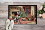 NEW Great Dane Cozy Christmas Doormat Front Door Mat Indoor Outdoor Rugs for Entryway, Non Slip Washable Low Pile, 18H X 27W